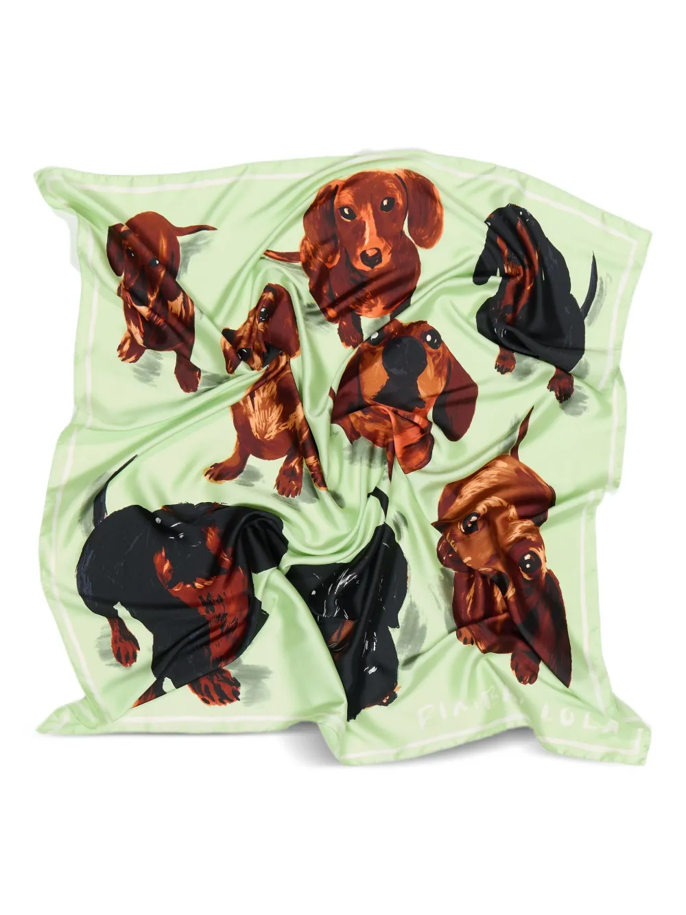 

Шарф с принтом Bimba Y Lola, зеленый