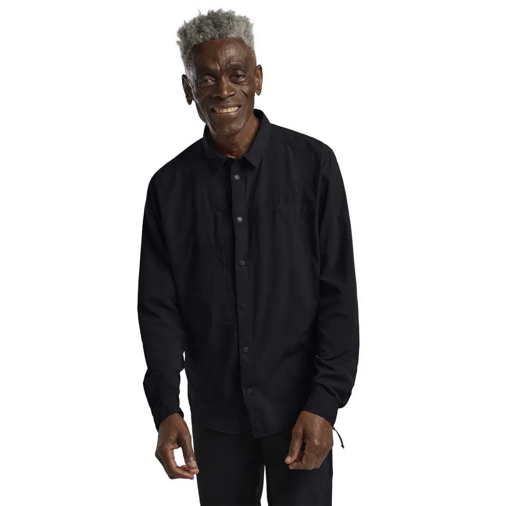 

Рубашка с длинным рукавом Jack Wolfskin Sierra Canyon, черный