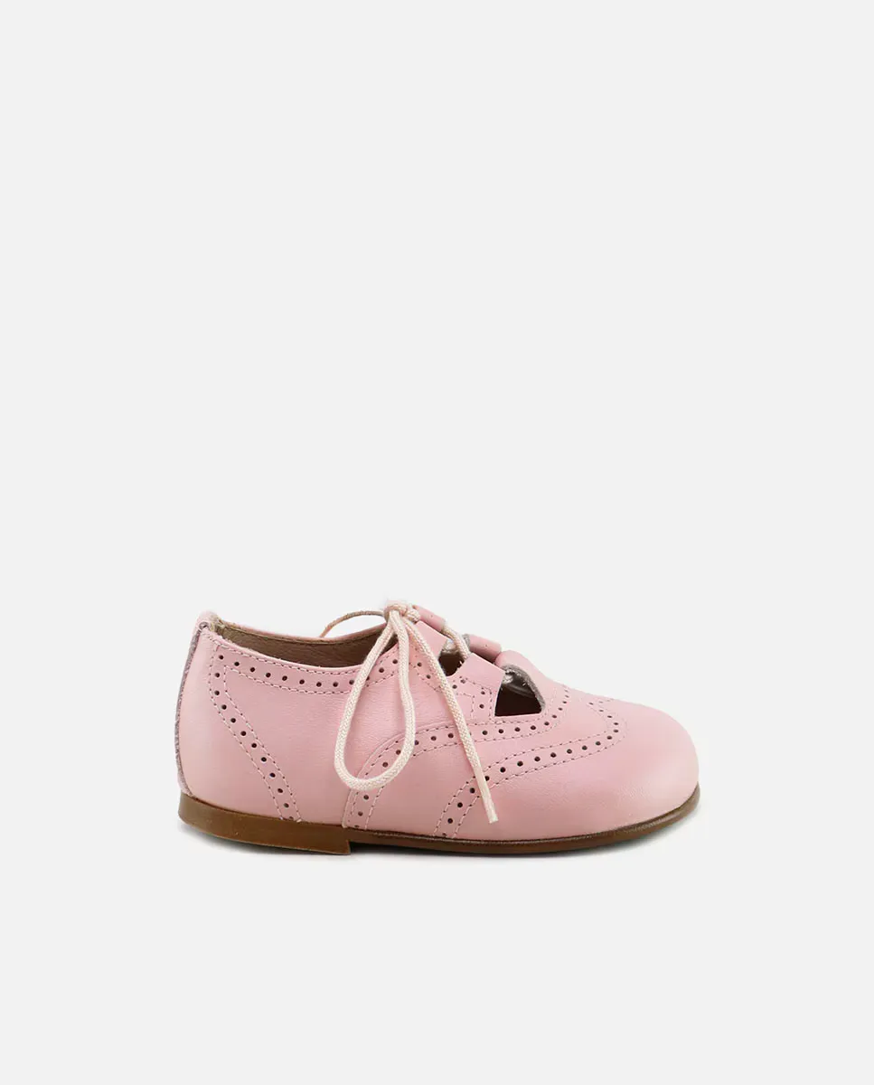 

Английская детская туфля из розовой кожи наппа Eli 1957, цвет Rosa