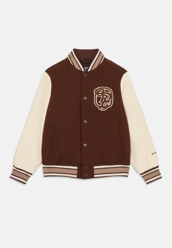 Куртка-Бомбер колледжа jormeadows Jack & Jones Junior, Deep Mahogany
