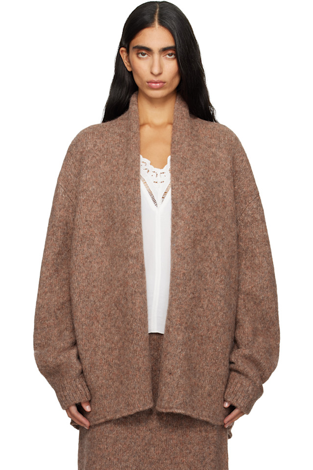 

Lauren Manoogian Бежевый кардиган-шаль в стиле лофт