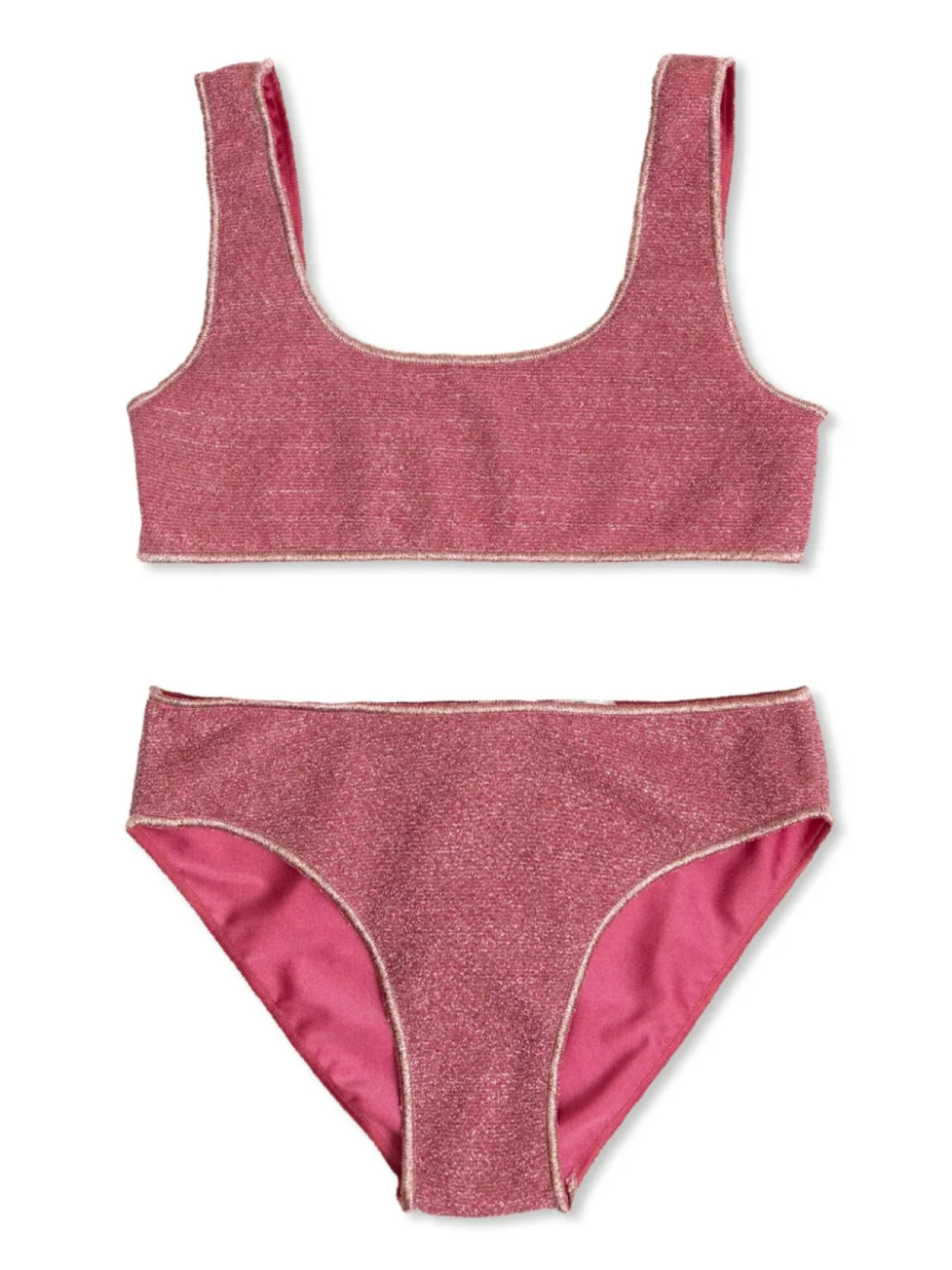

Комплект бикини с люрексом Oseree Kids, розовый