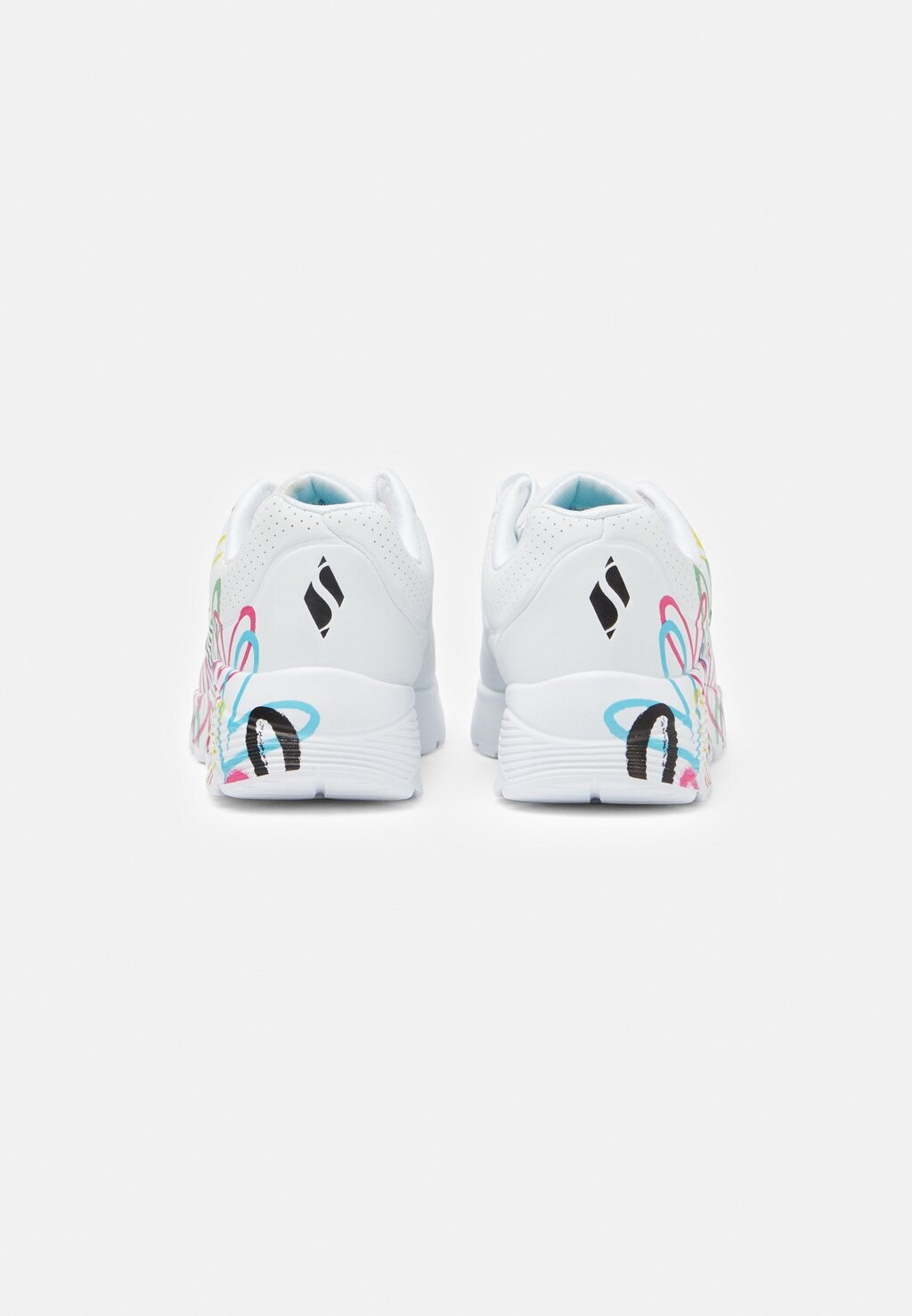 Низкие кроссовки Uno Lite Skechers, цвет white/multi trim — фото 3