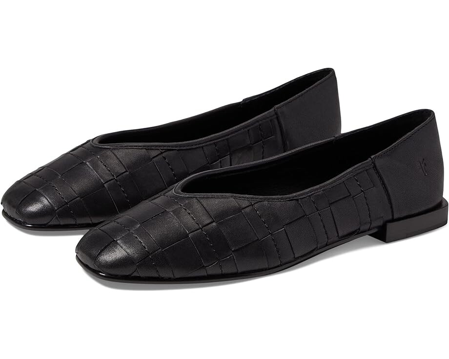 Балетки Frye Claire Woven Flat, черный