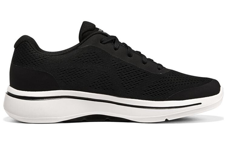 Go Walk Arch Fit Кроссовки для жизни Мужские низкие черные/белые Skechers — фото 2