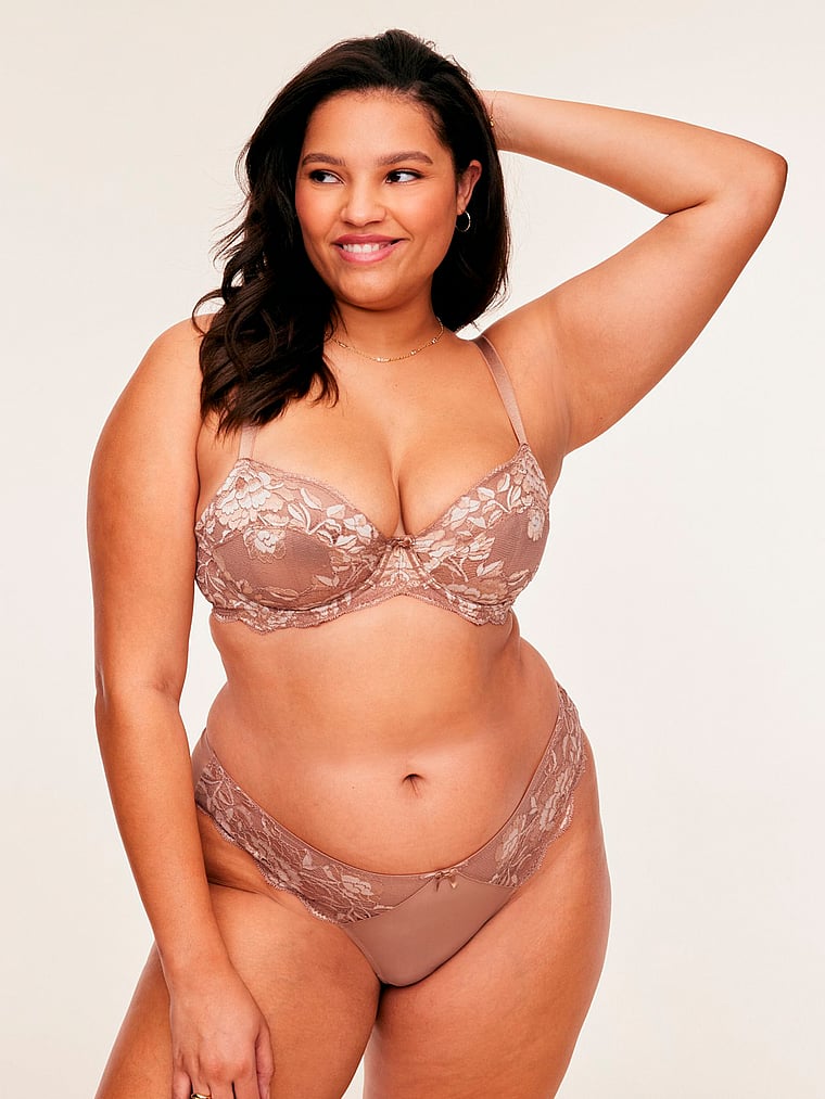 

Бразильские трусики Челси Adore Me, cafe au lait