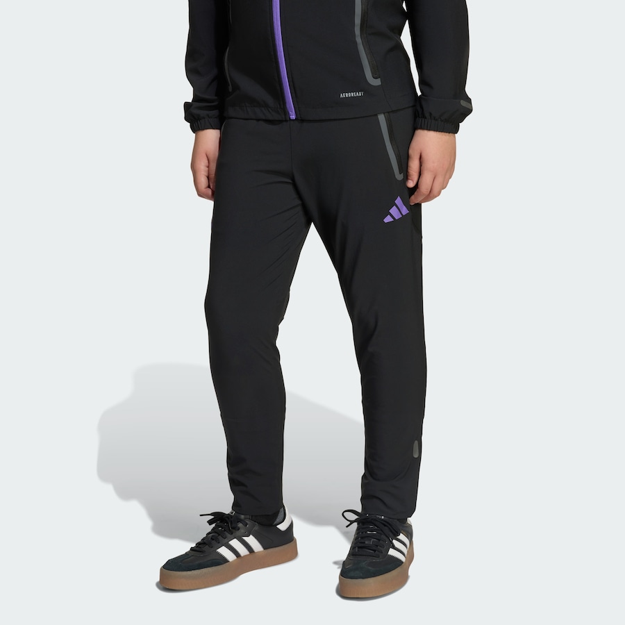 Обычные спортивные штаны ADIDAS PERFORMANCE Manchester United Tiro 25 Competition, черный — фото 2