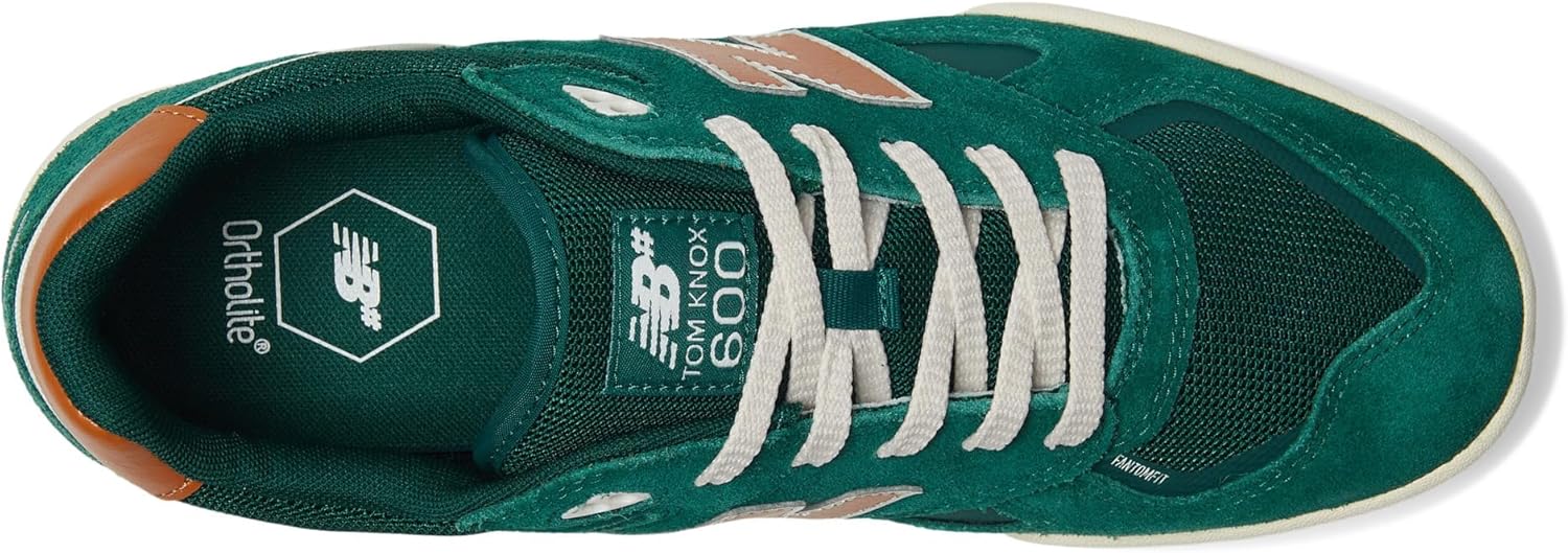 Кроссовки для скейтборда New Balance Men's 600 Tom Knox, зеленый — фото 2