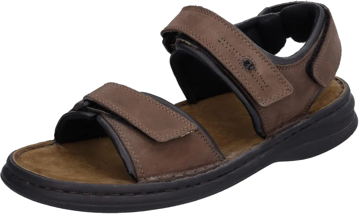 Мужские сандалии с ремешком на пятке Josef Seibel Rafe, Brown Brazil Black