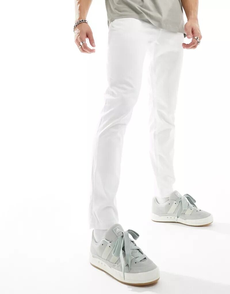 

Белые узкие брюки чиносы Jack & Jones