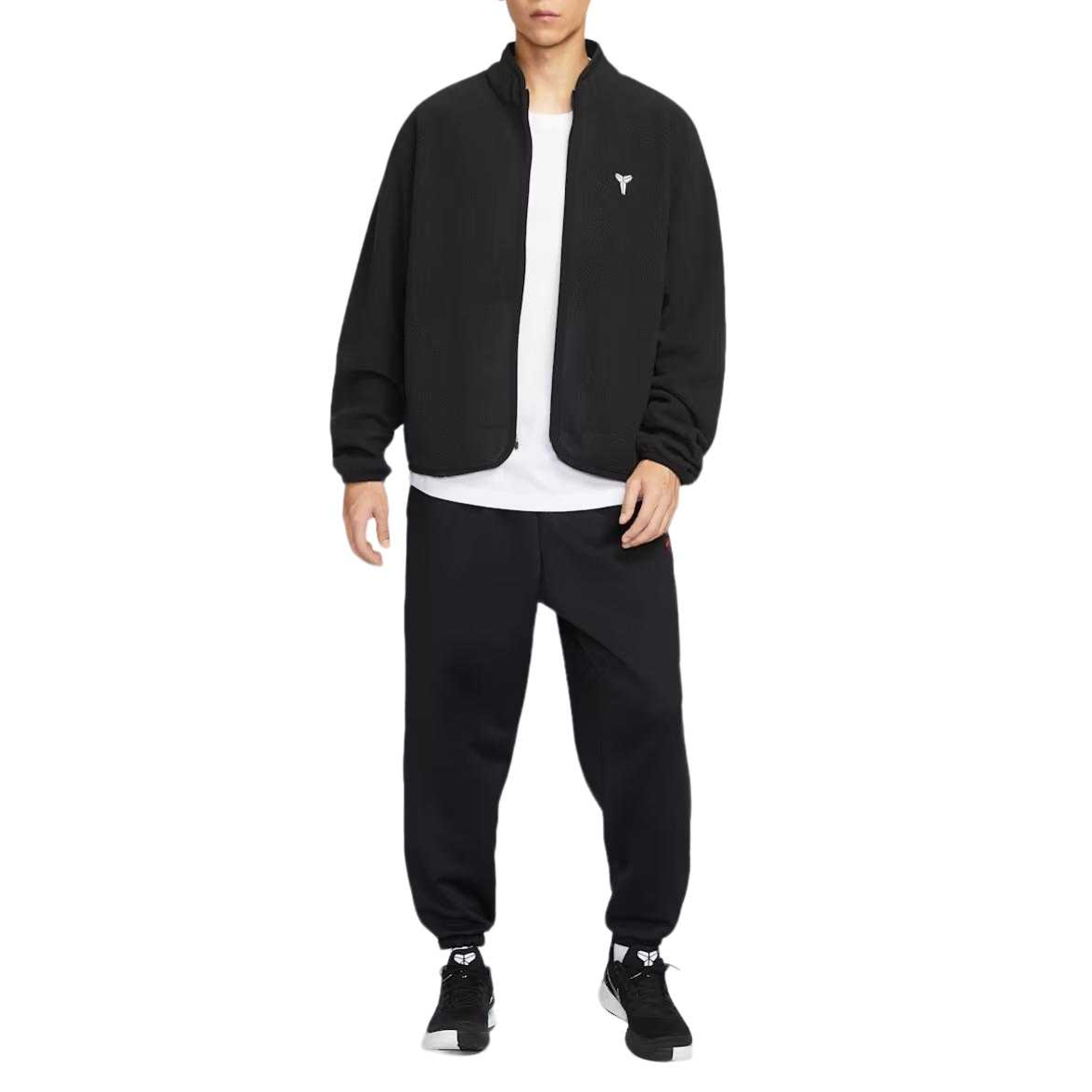 Nike Мужская куртка Черный/Медиа Черный/Белый Воротник-стойка Умеренный Другие — фото 4