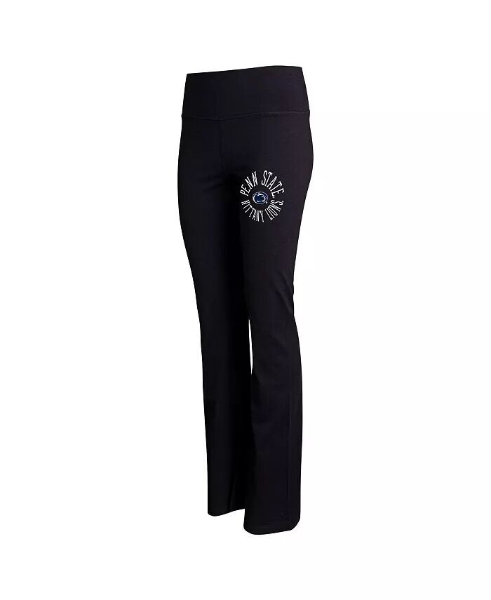 

Черные женские расклешенные леггинсы Tri-Blend Penn State Nittany Lions Enclave Concepts Sport