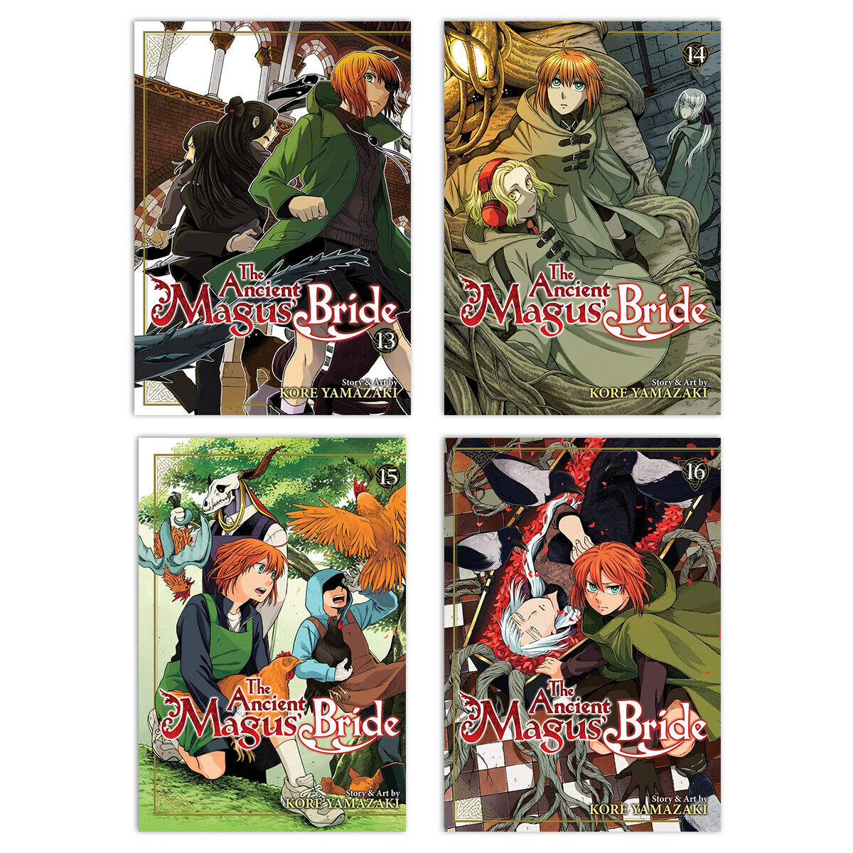 

Манга The Ancient Magus Bride Manga (13-16) Bundle