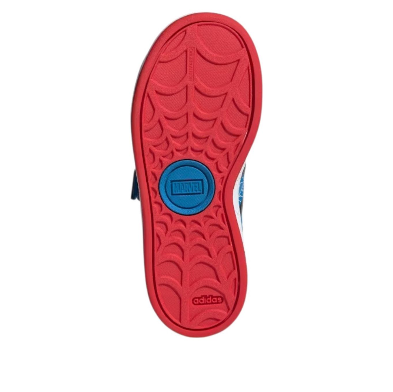 (GS) Adidas x Marvel Spider-Man Grand Court 'Cloud Black Bright Blue' — фото 4