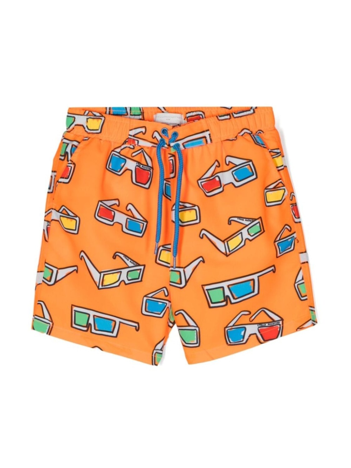 

Stella McCartney Kids плавки-шорты с принтом, оранжевый