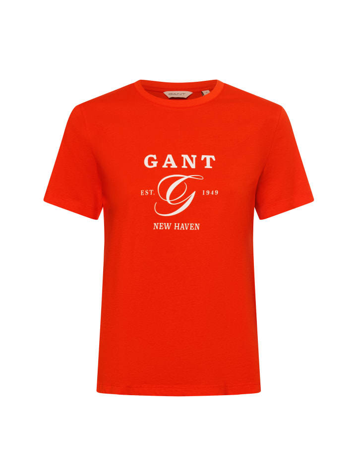 

Футболка Gant, оранжевый