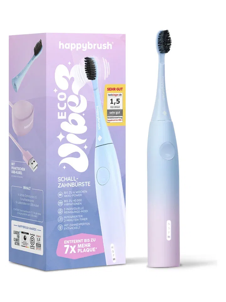 Электрическая зубная щетка Eco V3 Happybrush Sunrise