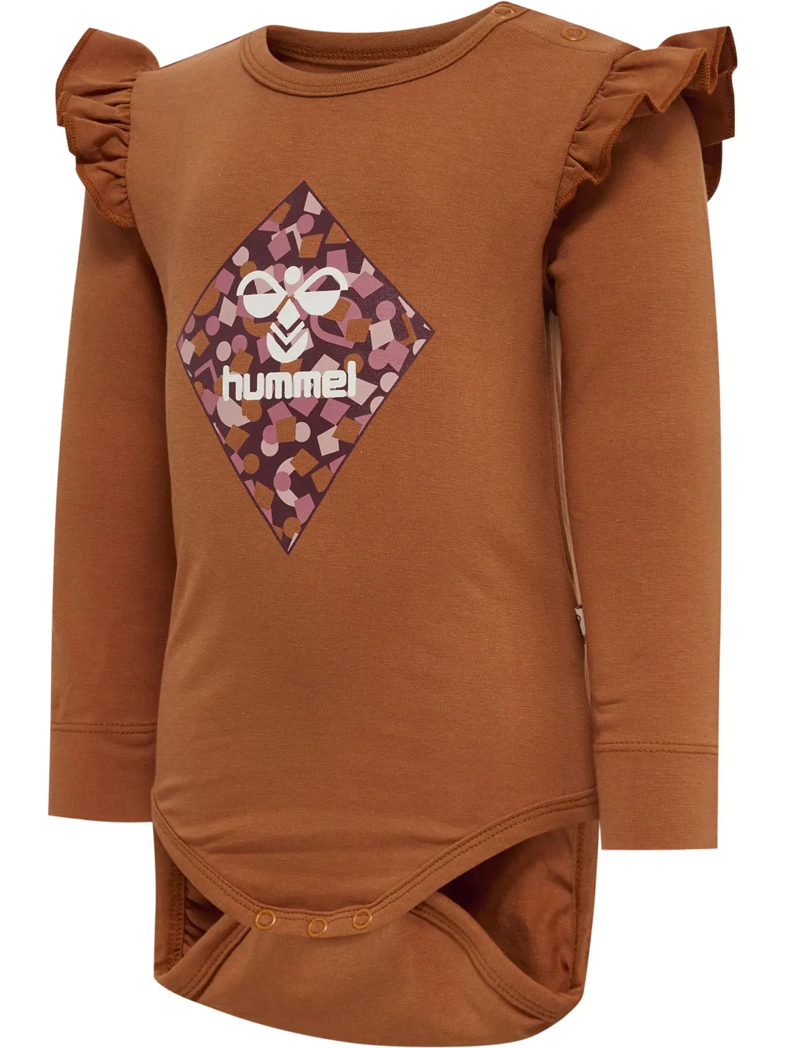 Боди с длинным рукавом, хлопковое, Hummel, сиерра