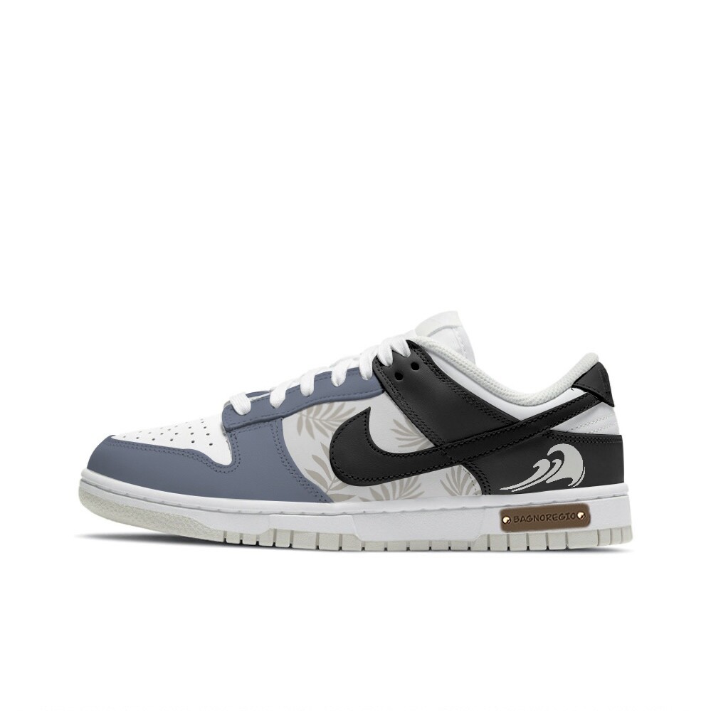 

Кроссовки Nike Dunk Skateboarding Shoes Men Low-top Blue/black, черный/синий