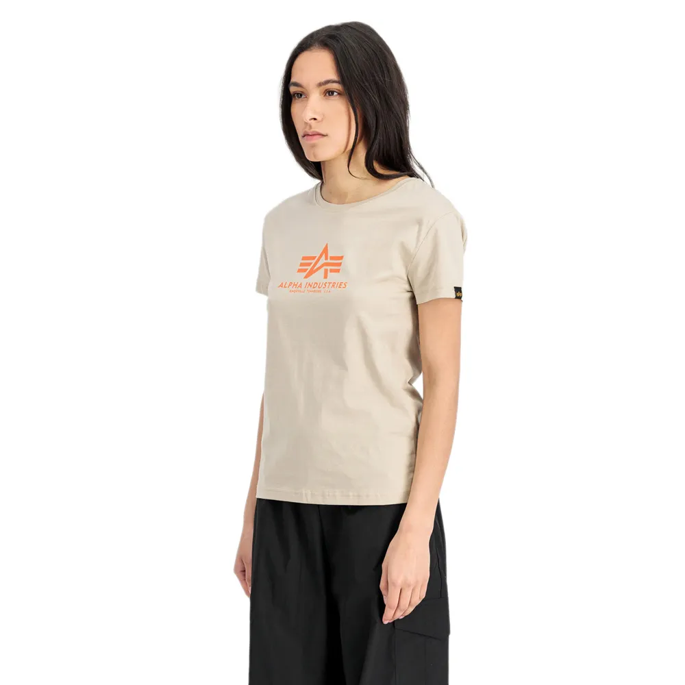 

Футболка с коротким рукавом Alpha Industries Basic, бежевый