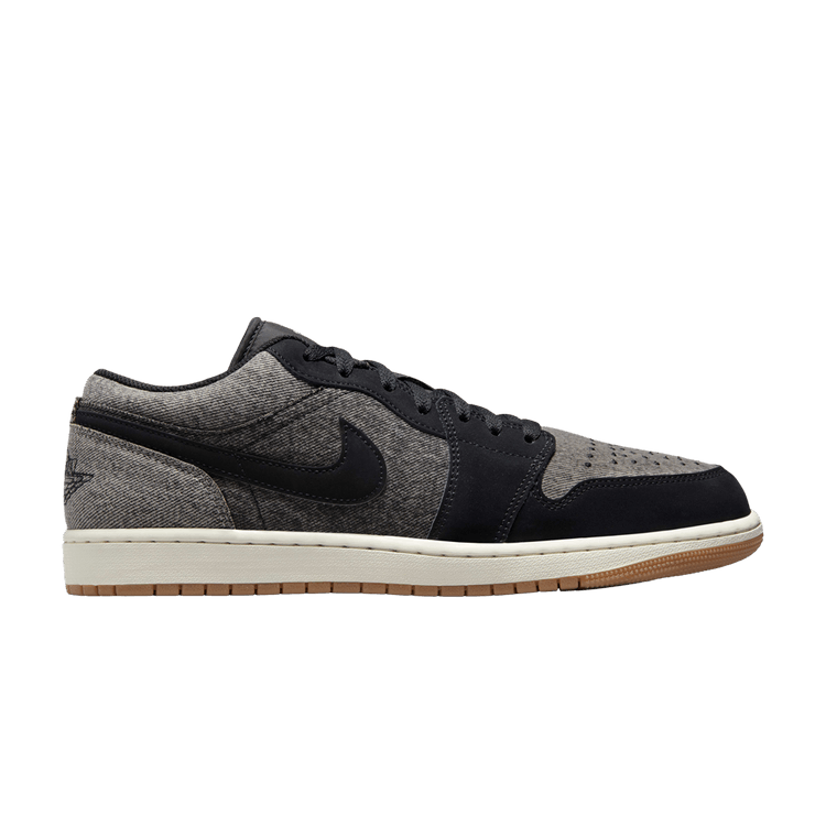 

Кроссовки Air Jordan Air Jordan 1 Low 'Black Denim', черный