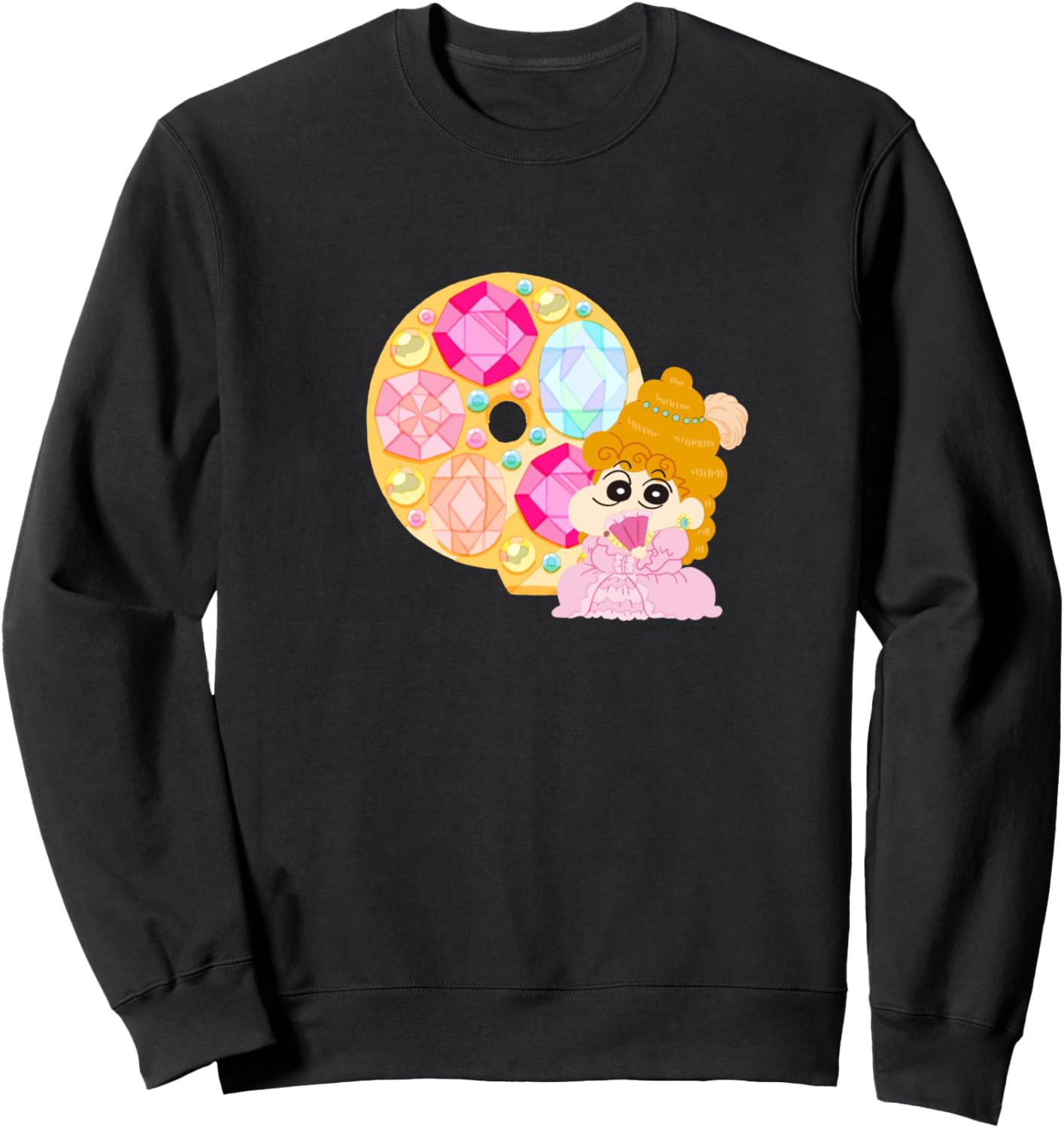 

Крейон Шин-чан: Веселье! Изучай от А до Я. Толстовка Q Crayon Shinchan, черный