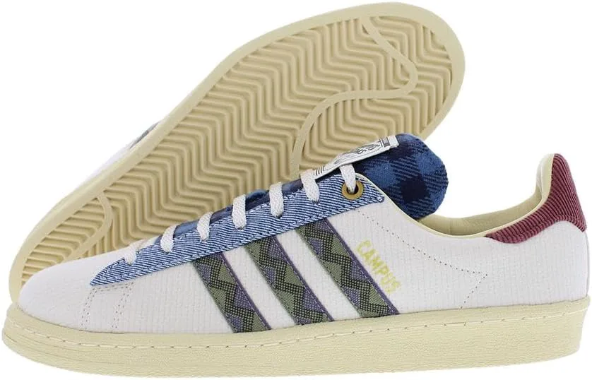 

Мужские кроссовки Adidas Campus 80s, белый/зеленый