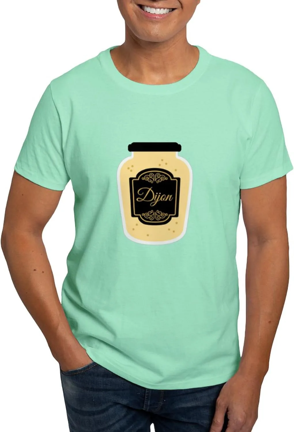 

Футболка мужская CafePress Dijon Value, 100% Cotton, Classic Graphic, White