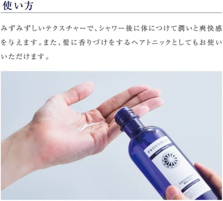 Лосьон для тела мужской Prudomen Grooming Water, набор 2×200 мл, цитрусовый аромат Proudmen. — фото 3