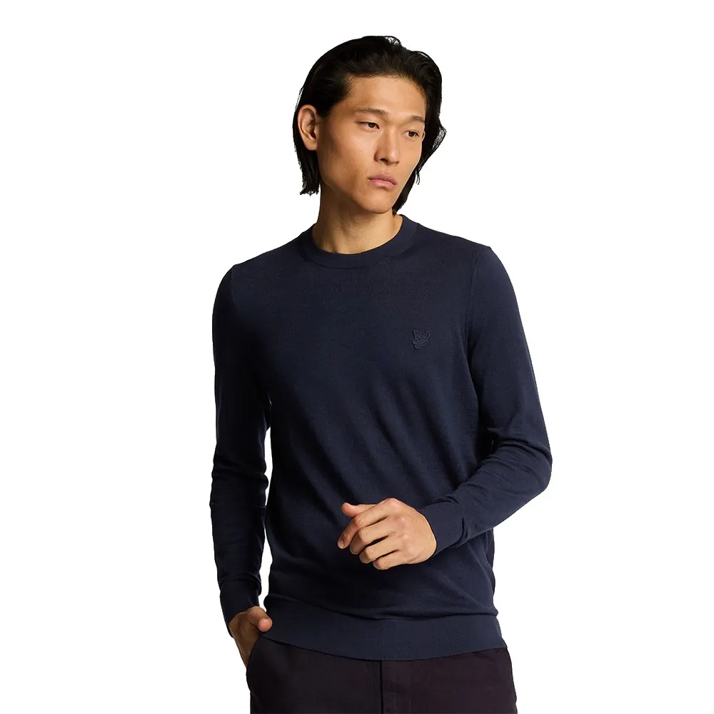 

Свитер Lyle & Scott Tonal Superfine, синий