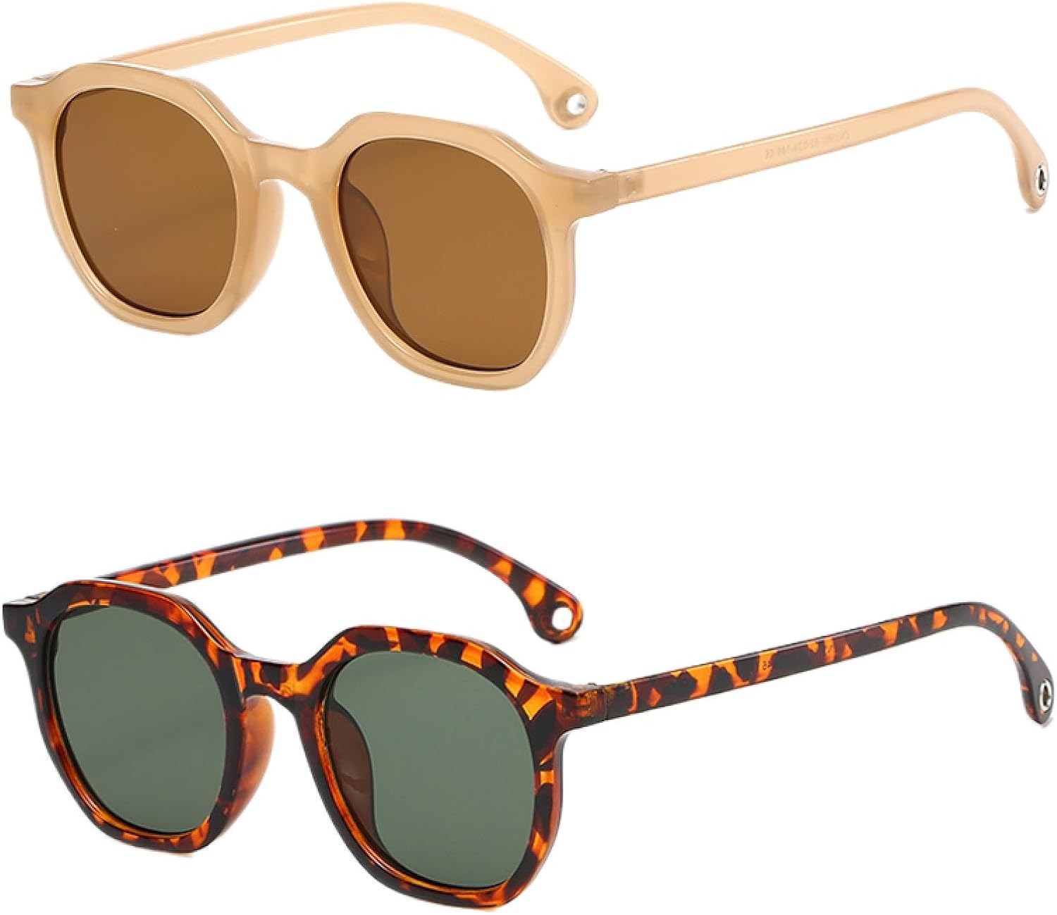 

Солнцезащитные очки с защитой от УФ-излучения UV400 | Маленькая оправа, разноцветные | Для женщин и мужчин, для занятий спортом на открытом воздухе и вождения DSVIGF, 2pcs Z07