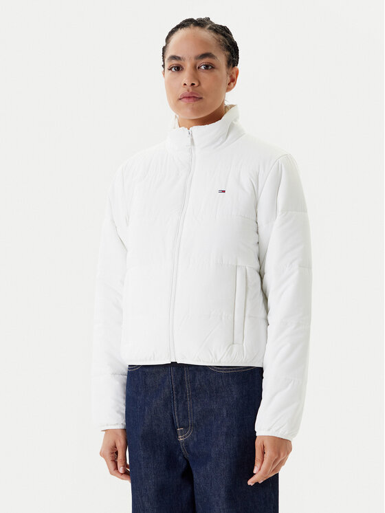 

Переходная куртка стандартного кроя DW0DW20958 Tommy Jeans, белый