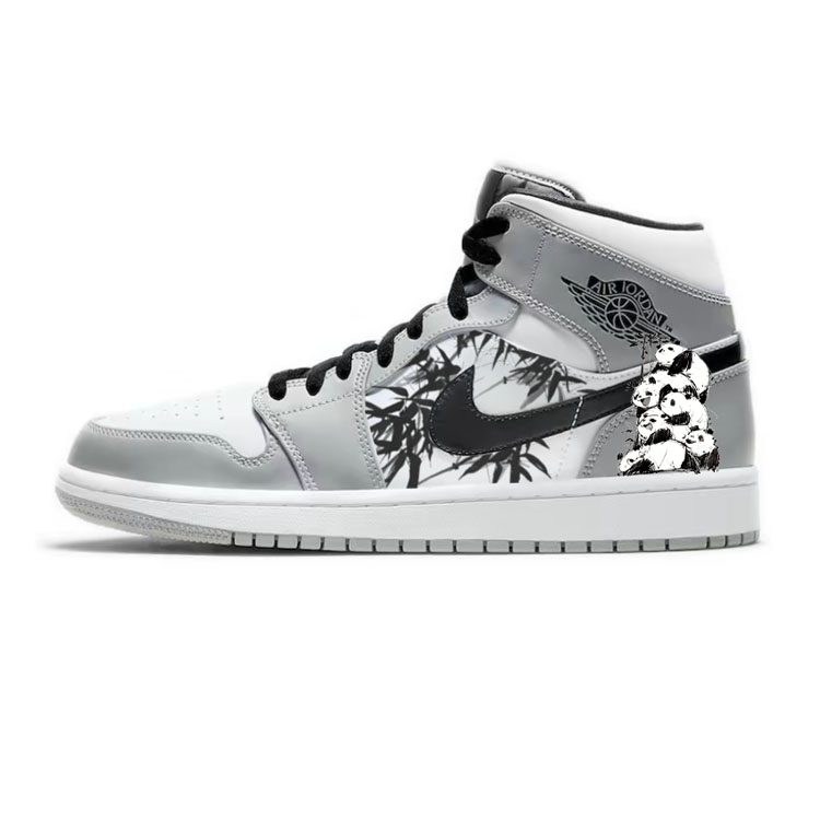 

Jordan Баскетбольные кроссовки Air 1 Vintage, мужские, средней высоты, дымчато-серые, белые
