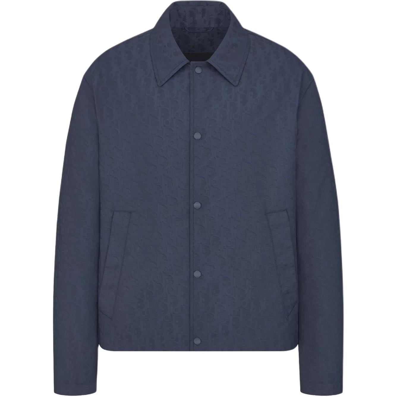 

DIOR Мужская жаккардовая куртка на пуговицах, Blue