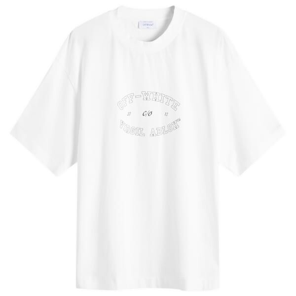 

Футболка для скейтбординга в колледже Off-White, белый