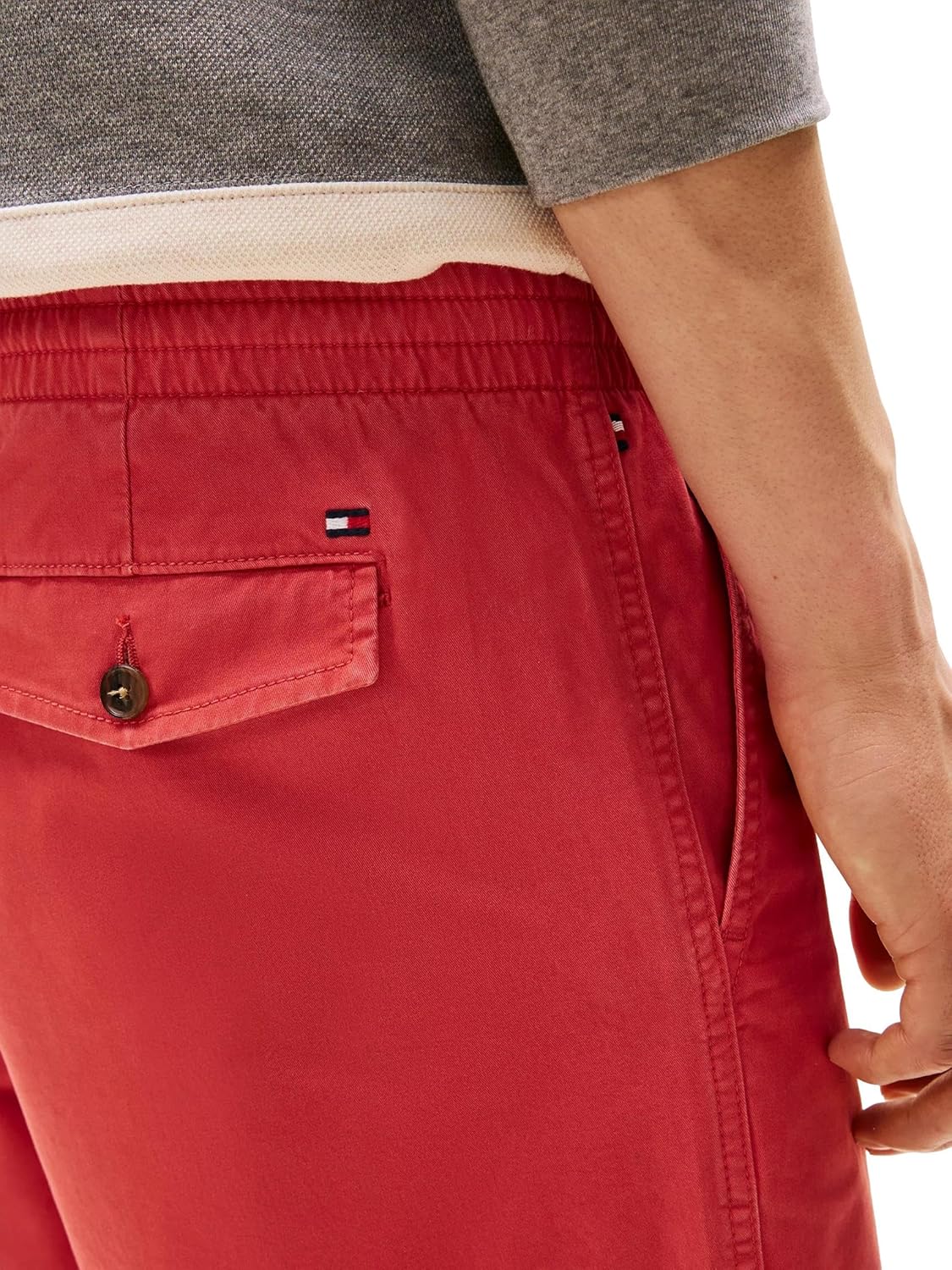 Мужские шорты Tommy Hilfiger Regular Fit Flex-Tommy, коллекция 2024, 40, Nantucket Red (Pull-On) — фото 4
