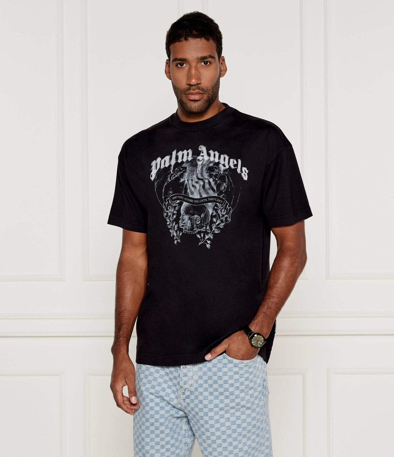 

Футболка Palm Angels Regular Fit, черный