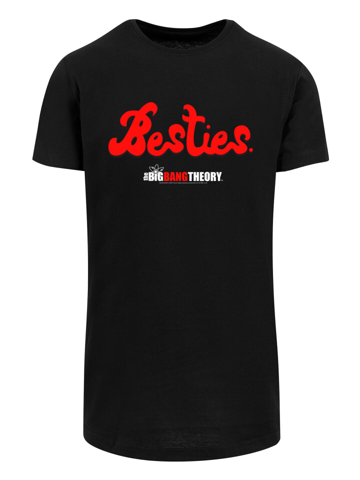 

Футболка F4NT4STIC Big Bang Theory Besties Text, черный