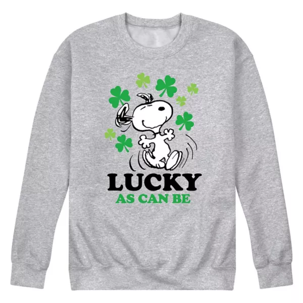 

Мужская флисовая толстовка Pearnuts Lucky Can Be Licensed Character, серый