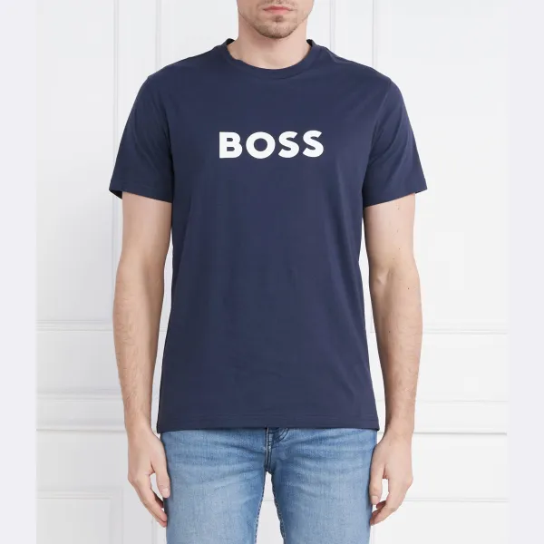 

Футболка свободного кроя Boss, синий