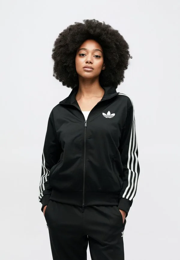 Свободная тренировочная куртка firebird Adidas Originals, Black/White — фото 4