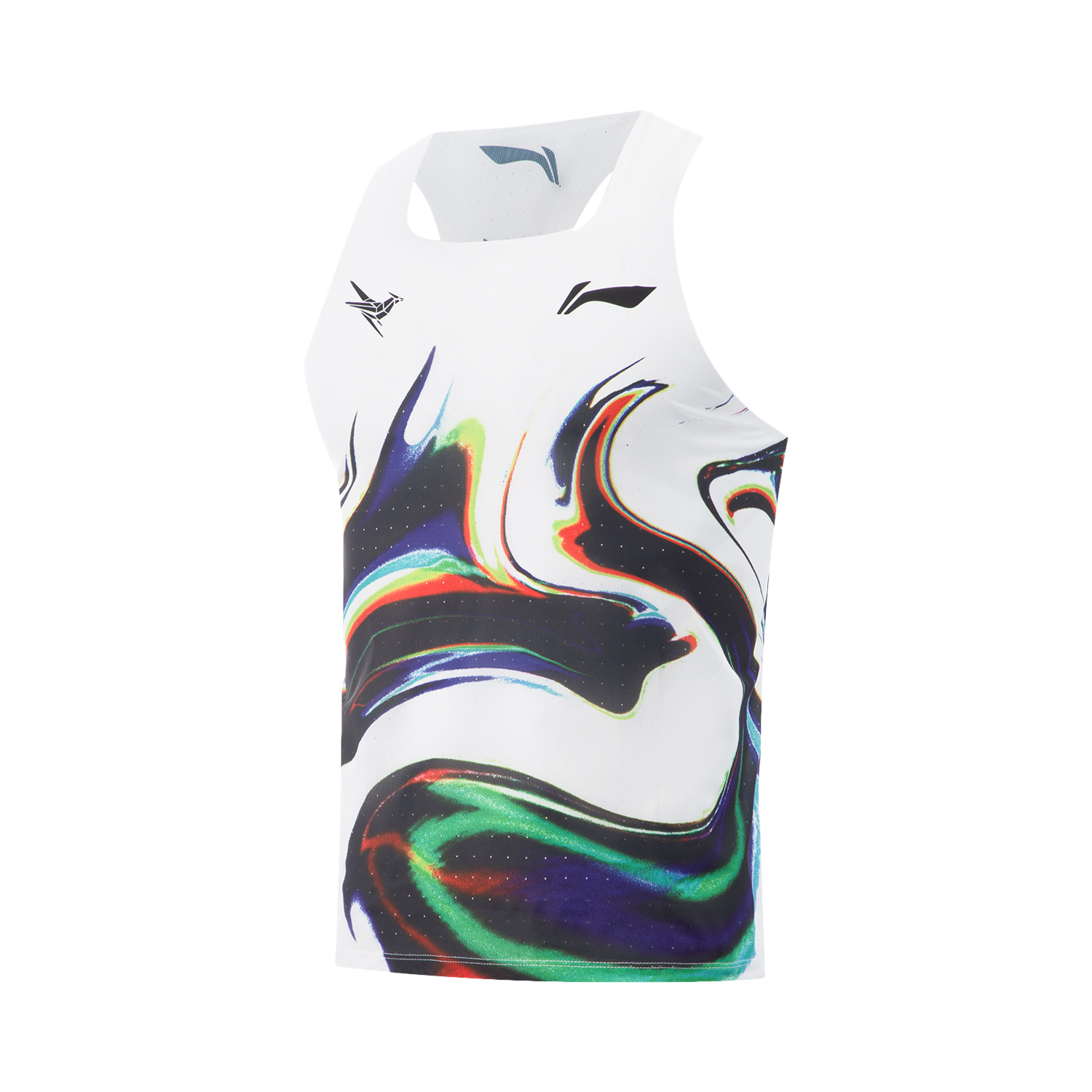 

LINING Майка для бедра Dragon Sparrow мужская стандартная white/dark navy/meadow green