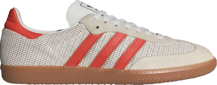 

Кроссовки Samba OG 'Crystal White Preloved Red', белый