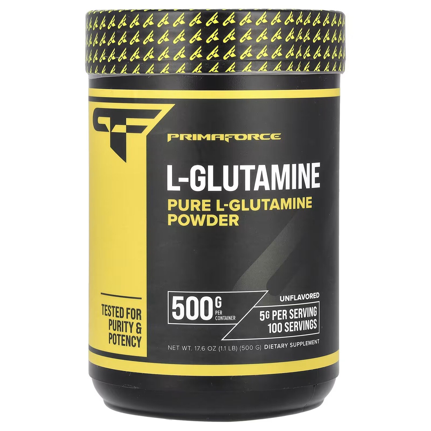 

L-глутамин, без вкуса, 1,1 фунта (500 г) Primaforce