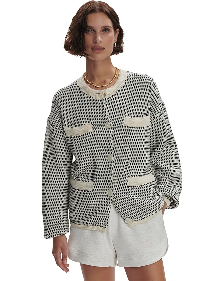 

Свитер Varley Tidewell Textured Knit Jacket, цвет birch multi stitch
