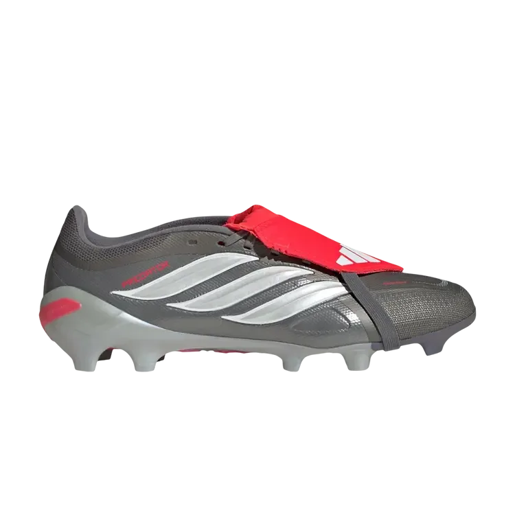 Футболка Adidas Predator League Fold over Tongue FG 'Iron Metallic Zero Metallic Lucid Red'