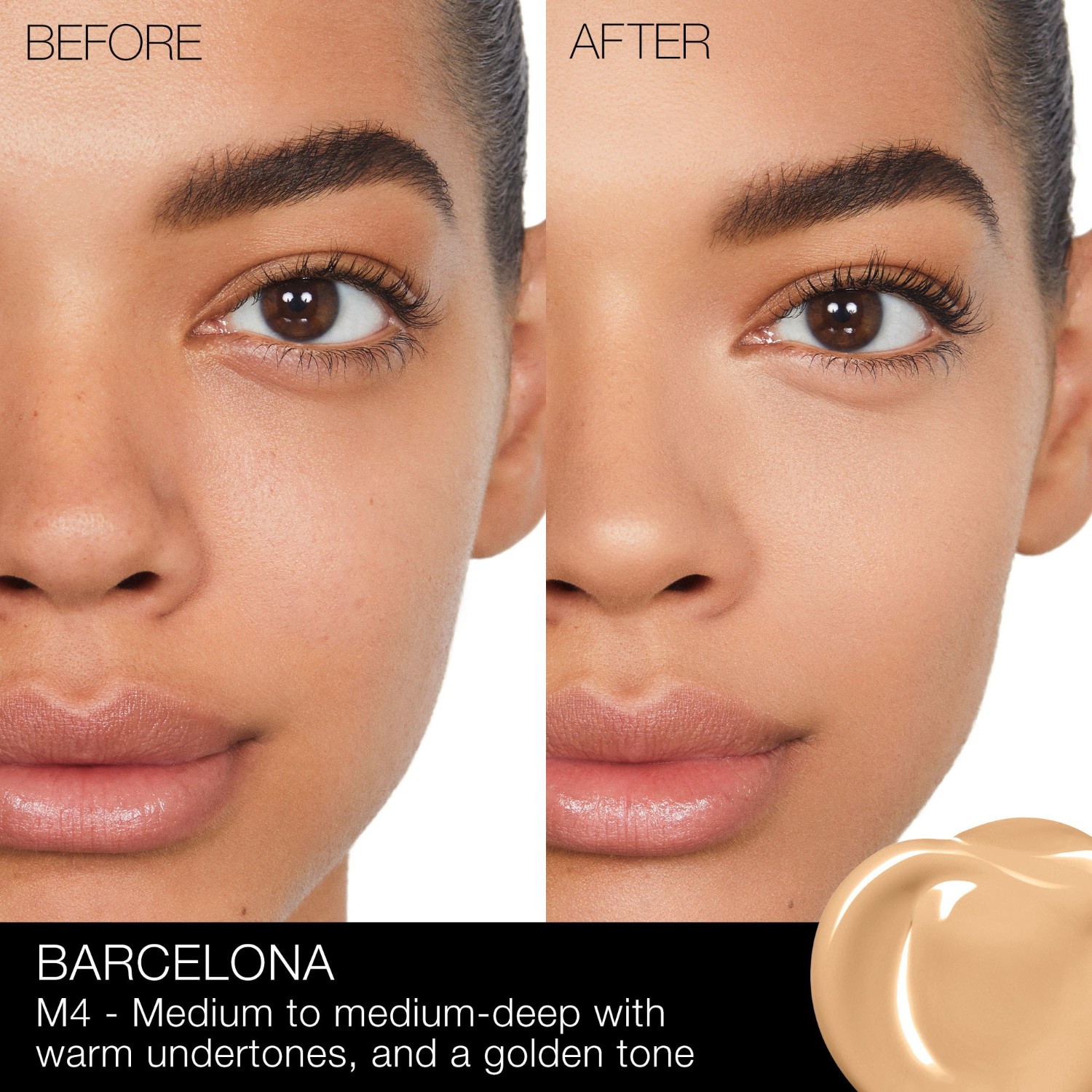 Тональный крем для лица sheer glow collection sheer glow Nars, 46 - barcelo, объем 30 мл — фото 2