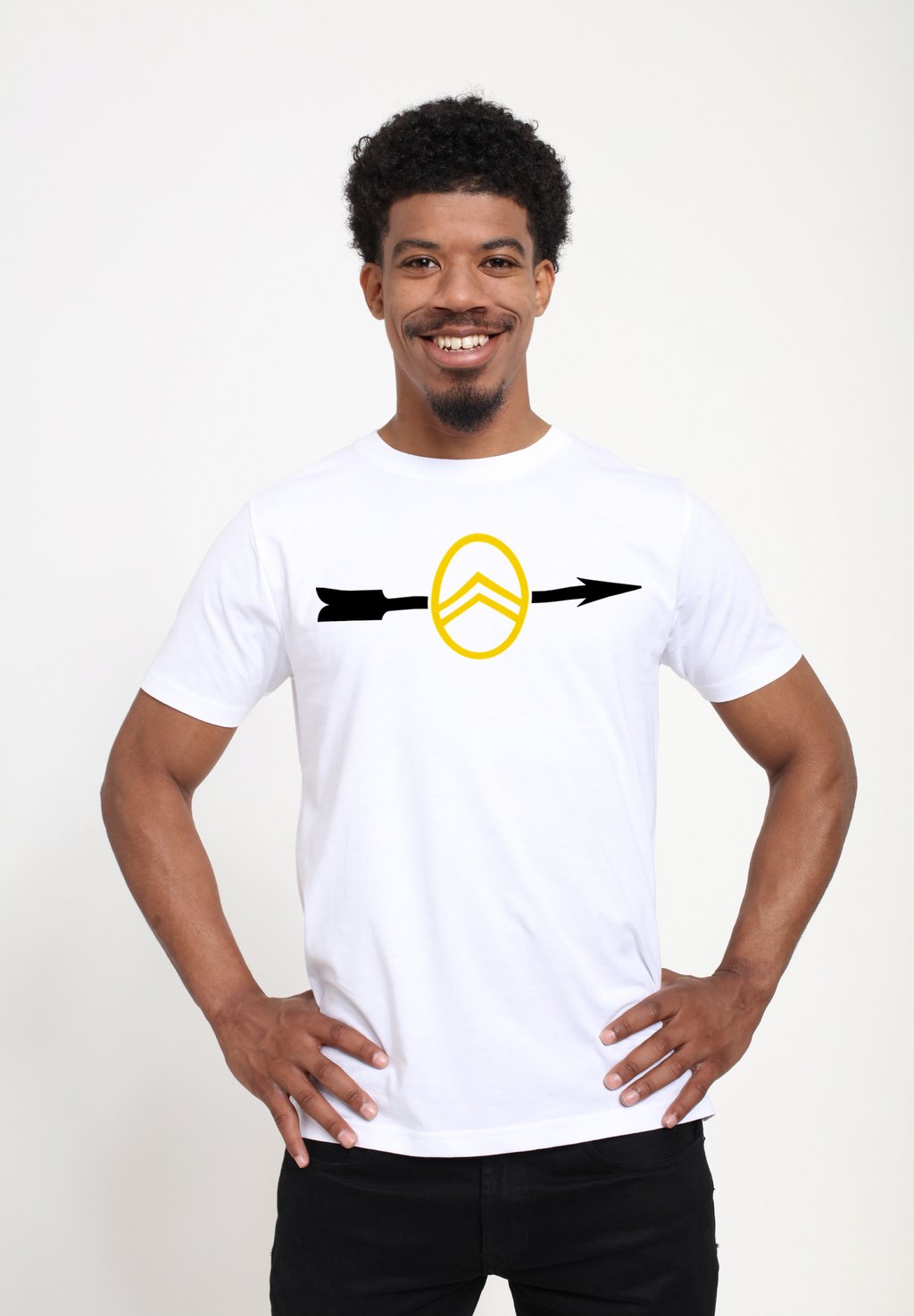 

Футболка с принтом CITROEN BADGE ARROW LOGO Henry Tiger, белый