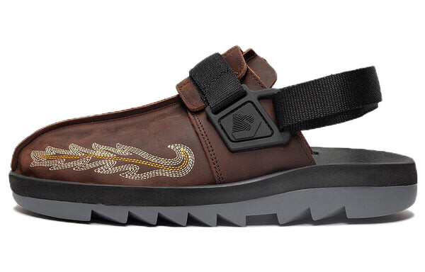 Тапочки mountain research x beatnik sandal 'brown' Reebok, коричневый — фото 2