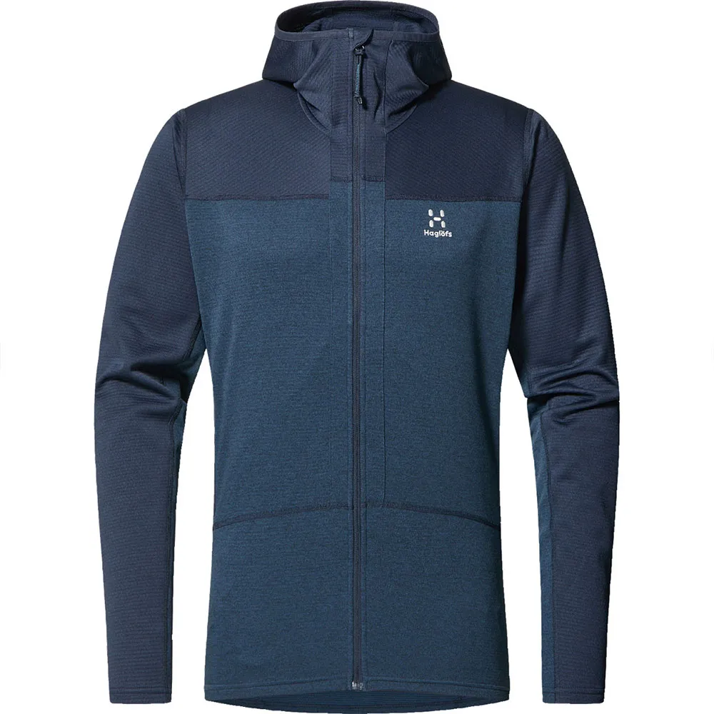 

Толстовка Haglöfs Roc Flash Mid full zip, синий